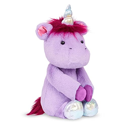 B.toys by Battat Plush Unicorn â Stuffed Animal â Soft Purple Unicorn Toy â Washable Toys for Baby, Toddler, Kids â Happyhues â Penny Periwinkle â 0 Months +, (BX2078Z) by Branford Ltd.