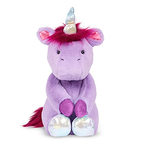 B.toys by Battat Plush Unicorn â Stuffed Animal â Soft Purple Unicorn Toy â Washable Toys for Baby, Toddler, Kids â Happyhues â Penny Periwinkle â 0 Months +, (BX2078Z) by Branford Ltd.