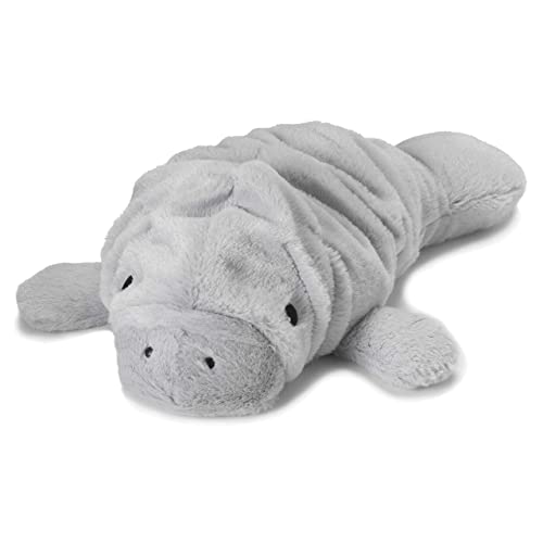 Intelex Warmies Microwavable French Lavender Scented Plush, Manatee Warmies, Gray, 14" X 8" X 4" from Intelex