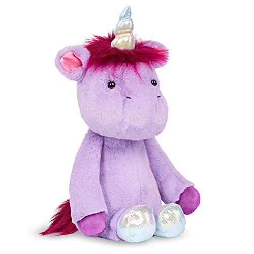 B.toys by Battat Plush Unicorn â Stuffed Animal â Soft Purple Unicorn Toy â Washable Toys for Baby, Toddler, Kids â Happyhues â Penny Periwinkle â 0 Months +, (BX2078Z) by Branford Ltd.