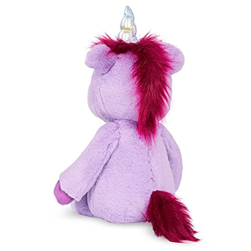 B.toys by Battat Plush Unicorn â Stuffed Animal â Soft Purple Unicorn Toy â Washable Toys for Baby, Toddler, Kids â Happyhues â Penny Periwinkle â 0 Months +, (BX2078Z) by Branford Ltd.