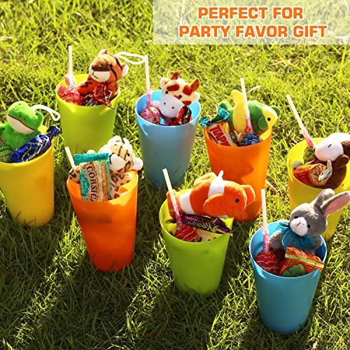 56 Pack Mini Plush Animals Toys Bulk, Small Stuffed Ocean Animal Toy Set, Keychain Decoration for Claw Machine, Birthday Party Favor, Goodie Bag Fillers, Christmas, Classroom Prize Box, School Reward from Uzoxlsn