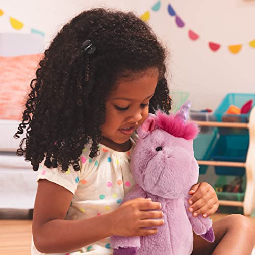 B.toys by Battat Plush Unicorn â Stuffed Animal â Soft Purple Unicorn Toy â Washable Toys for Baby, Toddler, Kids â Happyhues â Penny Periwinkle â 0 Months +, (BX2078Z) by Branford Ltd.