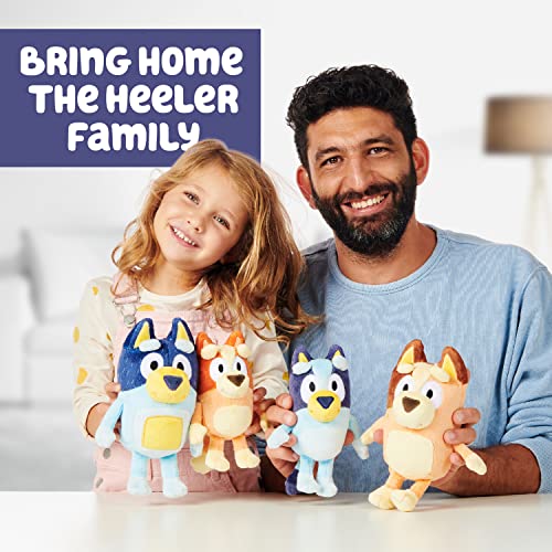 Bluey Heeler Family Plush Set 4 Plush 7-8" Figures | Amazon Exclusive from MOOSE TOYS LLC