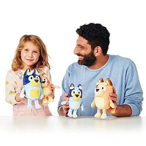 Bluey Heeler Family Plush Set 4 Plush 7-8" Figures | Amazon Exclusive from MOOSE TOYS LLC