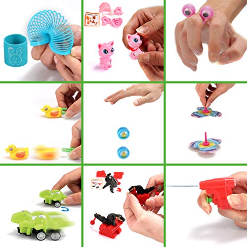 80 Packs Pre Filled Easter Eggs with Novelty Toys and Stickers, 2 3/8â 80 Bright Colorful Easter Eggs for Easter Basket Stuffers, Easter Party Favors, Easter Egg Hunt, Classroom Events from Joyin, Inc.