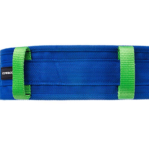 Cow&COWGait Belt with 3 Handles and Metal Loop for Physical Therapy 4 inches(36inches-42inches) by COW&COW Care