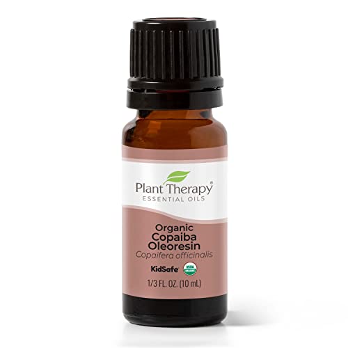 Plant Therapy Copaiba Oleoresin Organic Essential Oil 100% Pure, Undiluted, Natural Aromatherapy, Therapeutic Grade 10 mL (1/3 oz) by Plant Therapy Essential Oils