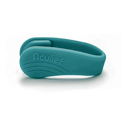 Aculief - Award Winning Natural Headache, Migraine, Tension Relief Wearable â Supporting Acupressure Relaxation, Stress Alleviation, Soothing Muscle Pain - Simple, Easy, Effective 1 Pack - (Teal) from Aculief