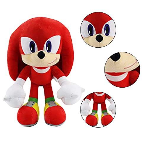 for The Hedgehog 11.8" Plush Toys, for Knuckles Shadow Tails Plush Doll Toys Gifts for Boys and Girls Cartoon Character Plush Children (Knuckles) from NEXT STOP M