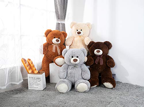 Toys Studio 36 inch Big Teddy Bear Cute Giant Stuffed Animals Soft Plush Bear for Girlfriend Kids, Beige by Toys Studio