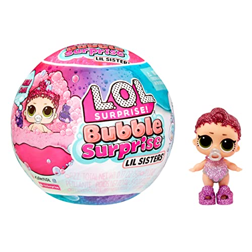 LOL Surprise Bubble Surprise Lil Sisters - Collectible Doll, Baby Sister, Surprises, Accessories, Bubble Surprise Unboxing, Bubble Foam Reaction - Great Gift for Girls Age 4+ from MGA Entertainment