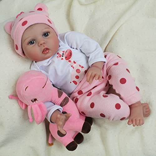 CHAREX Reborn Baby Dolls, 22 inches Newborn Lifelike Soft Silicone Baby Dolls, Weighted Toddler Girl from Bellybuy