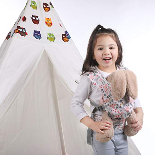 GAGAKU Baby Doll Carrier Front and Back Stuffed Animal Carriers for Little Girls - Pink from GAGAKU