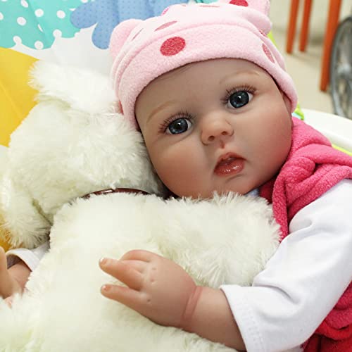 CHAREX Reborn Baby Dolls, 22 inches Newborn Lifelike Soft Silicone Baby Dolls, Weighted Toddler Girl from Bellybuy