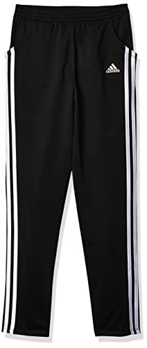 adidas Girls' Big Tricot Warm Up Pant, Black, Medium by adidas