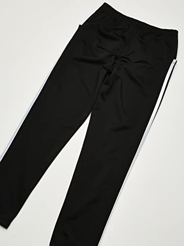 adidas Girls' Big Tricot Warm Up Pant, Black, Medium by adidas