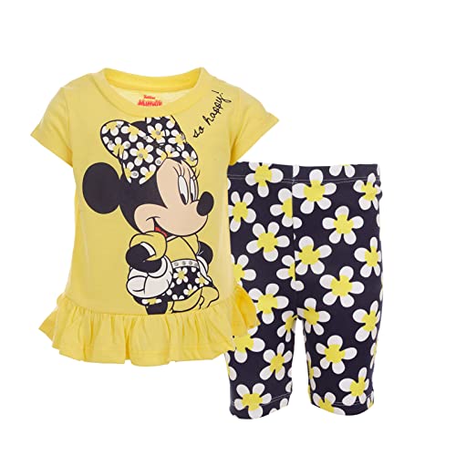 Disney Minnie Mouse Toddler Girls T-Shirt and Shorts Set 3T by Bentex Group Inc.