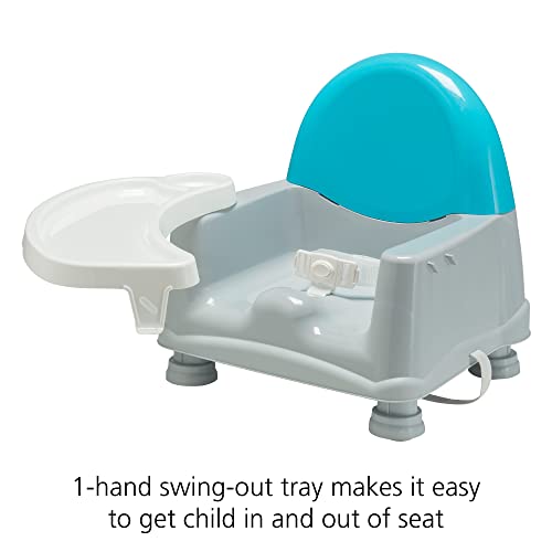Safety 1Ë¢áµÂ® Easy Care Swing Tray Feeding Booster, Atlantis by Dorel Juvenile Group