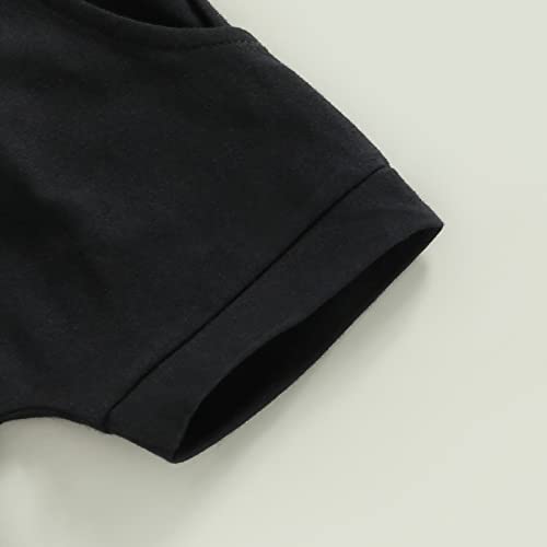 AEEMCEM Western Baby Boy Summer Clothes Cow Sleeveless Tank Top Vest Shorts Set Cute Cowboy Outfit (A-Caramel, 12-18 Months) by AEEMCEM