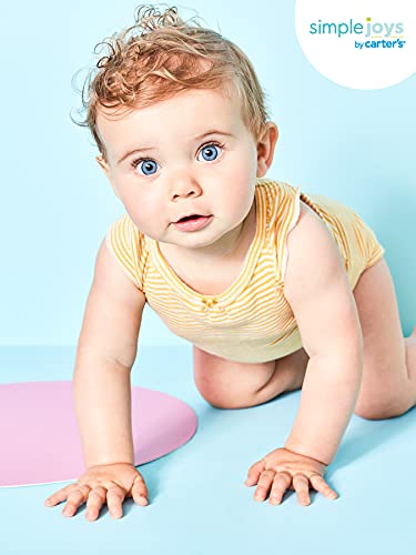 Simple Joys by Carter's Girls' 6-Pack Sleeveless Bodysuit, Pink, Floral/Dots, Preemie from Carter's Simple Joys -Private Label -Vendor Flex CRI