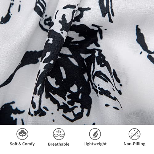 LittleSpring Sweet Little Girl Clothes Summer Sleeveless Floral Cami and Shorts Set Black Size 7-8 by 