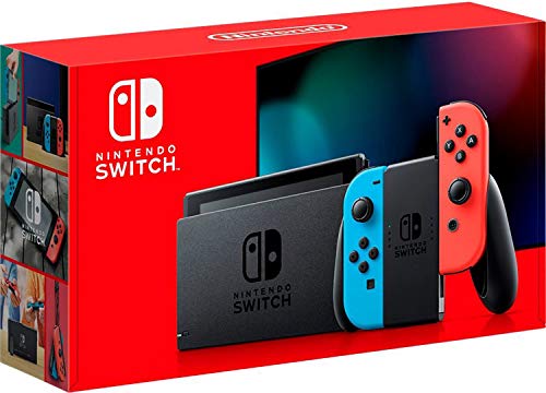 Nintendo Switch with Neon Blue and Neon Red JoyâCon from Nintendo