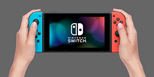 Nintendo Switch with Neon Blue and Neon Red JoyâCon from Nintendo