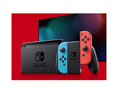 Nintendo Switch with Neon Blue and Neon Red JoyâCon from Nintendo