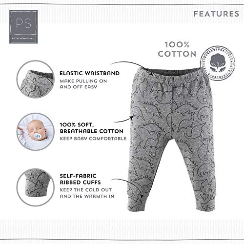 The Peanutshell Camo and Dinosaur Baby Pants for Boys | 5 Pack Set (18 Months) by 