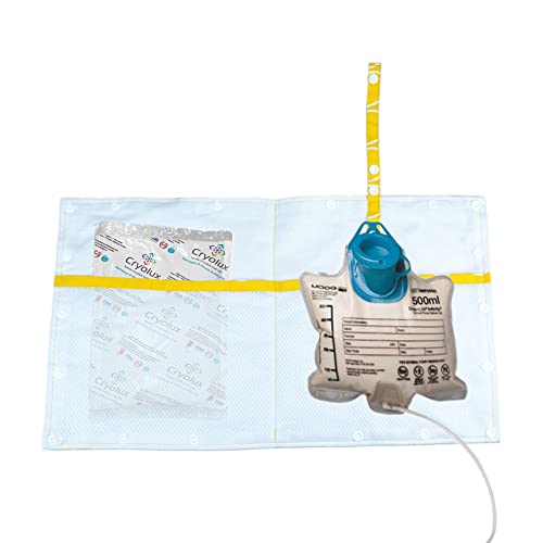 G Tube Feeding Bag Cover for G-Tube or J Tube Enteral Feeding Pump Bag Cover Keep Your Feeds Cool Fits 500 ML Bag from welsoon