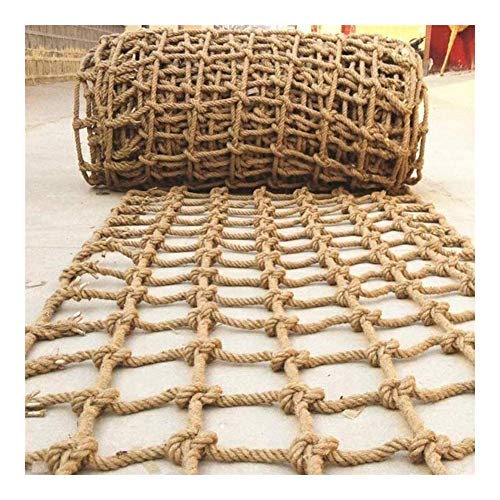 RZM Climbing Net for Kids, Tree House Climbing Child Safety Net Stair Balcony Railing Protection Net Heavy Duty Hemp Rope Cargo Net Outdoor Hammock Playground Bird Nets child safety netting for balcon from RaoZhiMin-UK