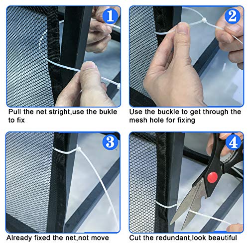 Stairway Net, Baby Gate for Stairs with No Drilling, Baby Safety Stairs Rail Net, 15 ft L x 2.66 ft H, Baby Safety Net Balcony Banister Stair Net for Child, Small pet,Toy- Indoor & Outdoor(Black) by CHELSOND