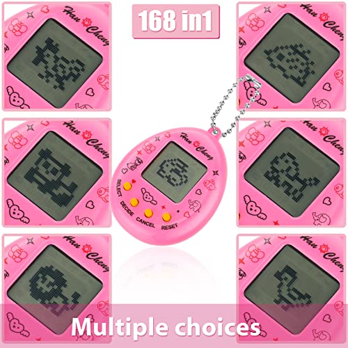 Jerify 36 Pieces Virtual Electronic Digital Pet Toys Retro Handheld Game Nostalgic 90s Toy with Key Chain for Boys Girls from Jerify
