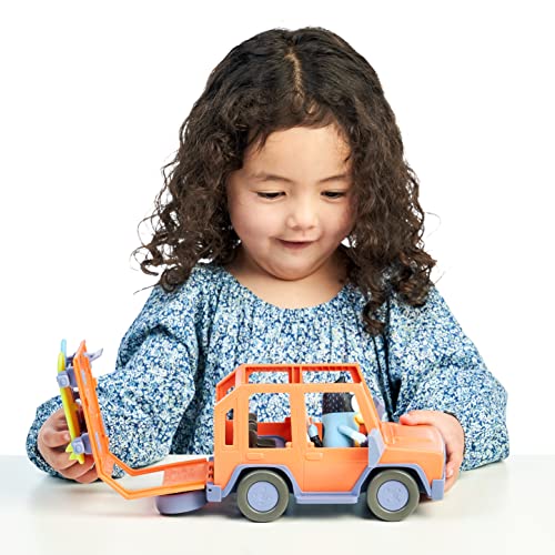 Bluey, 4WD Family Vehicle, with 1 Figure and 2 Surfboards | Customizable Car - Adventure Time | for Ages 3+ from Moose Toys