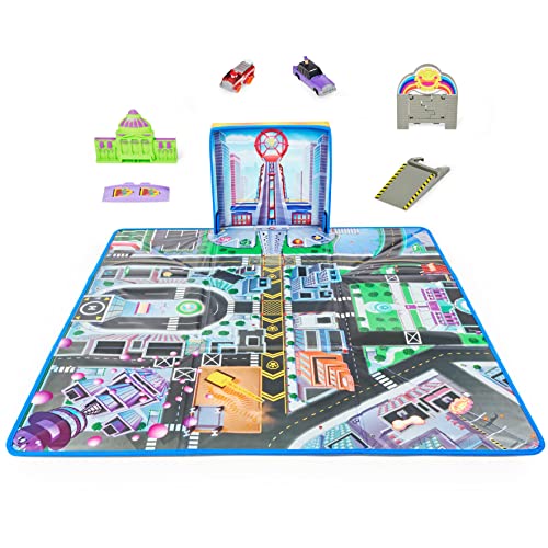 Paw Patrol, True Metal Adventure City Movie Play Mat Set with 2 Exclusive Toy Cars (Amazon Exclusive), 1:55 Scale, Kids Toys for Ages 3 and up from Spin Master