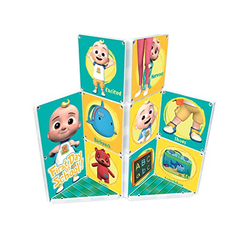 CreateOn CoComelonÂ® Schooltime Songs Magna-Tiles Structure Set, Magnetic Kids Building Toys, Educational Stem Toys for Ages 3+, 36 Pieces from CreateOn