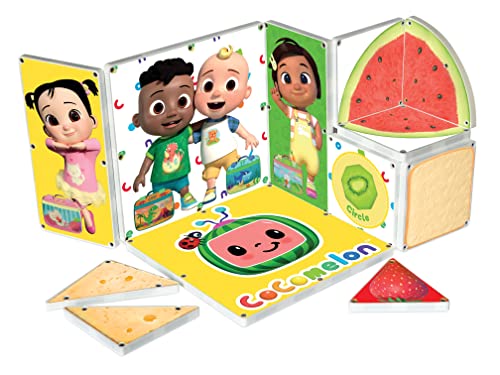 CreateOn CoComelonÂ® Schooltime Songs Magna-Tiles Structure Set, Magnetic Kids Building Toys, Educational Stem Toys for Ages 3+, 36 Pieces from CreateOn