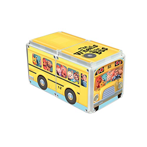 CreateOn CoComelonÂ® Schooltime Songs Magna-Tiles Structure Set, Magnetic Kids Building Toys, Educational Stem Toys for Ages 3+, 36 Pieces from CreateOn