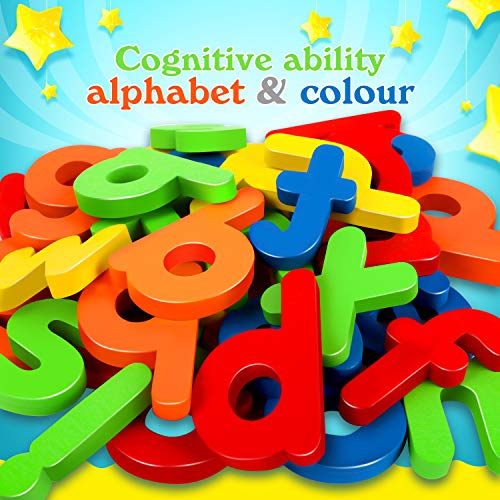 See & Spell Matching Letter Game Toy for Kids,Learning Educational Toy for 3 4 5 6 Years Old Boys and Girls,Preschool/Kindergarten Learning Activities,Shape & Color Recognition Game,CVC Word Builders from Shemira