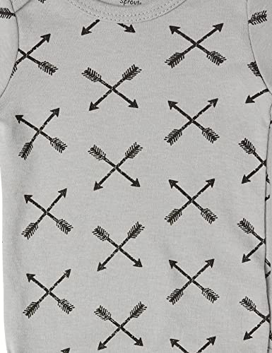 Yoga Sprout Cotton Bodysuit, 5 Pack, Bear Hugs, 9-12 Months by Yoga Sprout