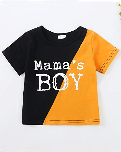 KIMI BEAR 18 Months Boy Clothes Toddler Baby Boy Clothes Summer Mamas Boy Outfits Cotton Bermuda Shorts Set Playwear Cute 24 Month Boy Clothes Orange by 
