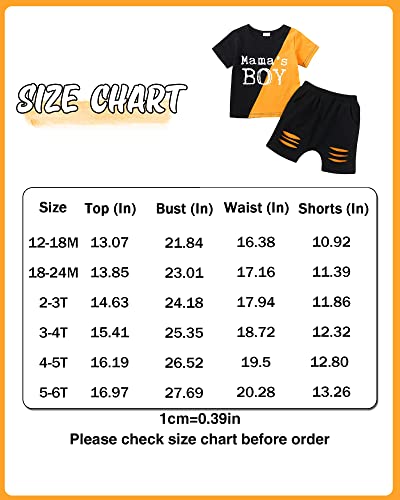KIMI BEAR 18 Months Boy Clothes Toddler Baby Boy Clothes Summer Mamas Boy Outfits Cotton Bermuda Shorts Set Playwear Cute 24 Month Boy Clothes Orange by 