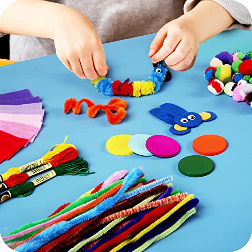 Arts and Crafts for Kids, 2200+ Piece Craft Kit Library in a Box for Kids Age 4 5 6 7 8 9 10 11 & 12 Year Old Boys & Girls, Crafting Supplies Set, Craft Box for Kids, Gift Ideas for Kids Art Kits from HFHCGY-001