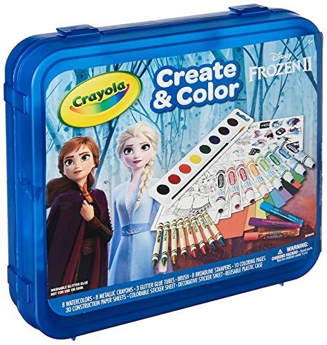Crayola Frozen 2 Art Set, Arts & Crafts, Gift for Kids, Ages 5, 6, 7, 8 by Crayola