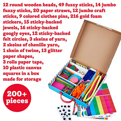 Kid Made Modern - My First Arts and Crafts Library | Craft Supplies | Educational Brain Boosting Crafting Kit | Learning Activity for Kids | Toddler DIY Gift | Home School Supplies for Girls and Boys from Kid Made Modern