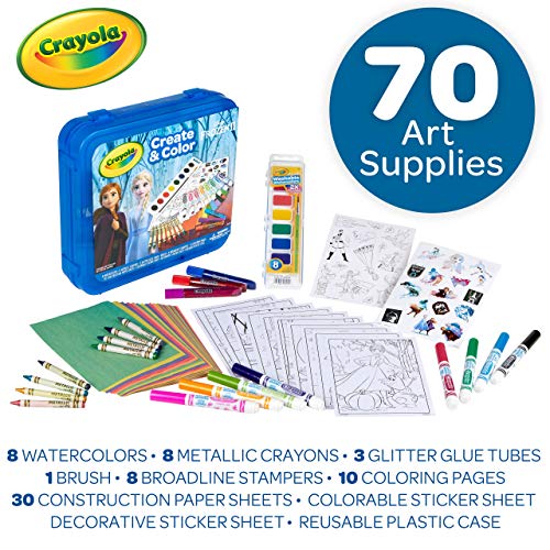 Crayola Frozen 2 Art Set, Arts & Crafts, Gift for Kids, Ages 5, 6, 7, 8 by Crayola