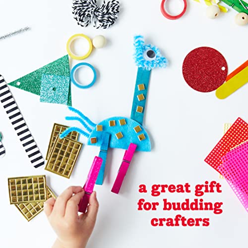 Kid Made Modern - My First Arts and Crafts Library | Craft Supplies | Educational Brain Boosting Crafting Kit | Learning Activity for Kids | Toddler DIY Gift | Home School Supplies for Girls and Boys from Kid Made Modern