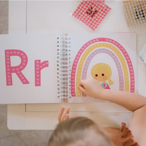 Cupkin Mosaic Sticker Art Kits for Kids and Adults - ABC Mosaics Art Craft Kit for Boys and Girls - 52 Page Sticker by Number Mosaic Kit with 3,000+ Jewel + Foam Stickers Arts and Crafts for Kids by CUPKIN