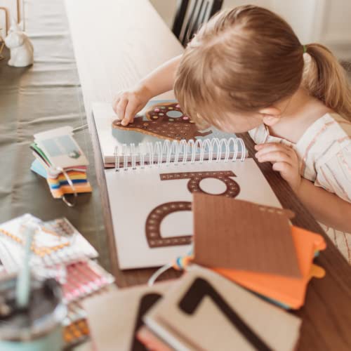 Cupkin Mosaic Sticker Art Kits for Kids and Adults - ABC Mosaics Art Craft Kit for Boys and Girls - 52 Page Sticker by Number Mosaic Kit with 3,000+ Jewel + Foam Stickers Arts and Crafts for Kids by CUPKIN